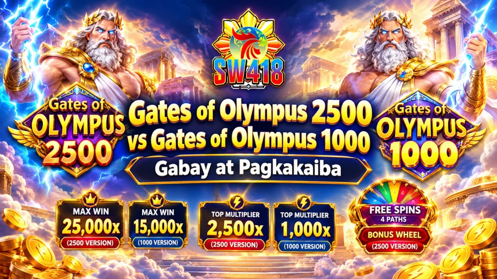 Gates of Olympus 2500 vs Gates of Olympus 1000: Gabay at Pagkakaiba